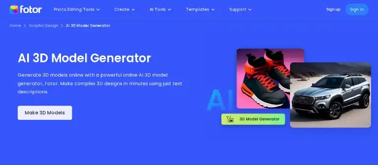 AI 3D Model Generator Magically Create 3D Models from Text in Minutes Fotor