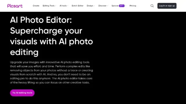 AI Photo Editor - Collection Of AI Photo Editing Tools Picsart