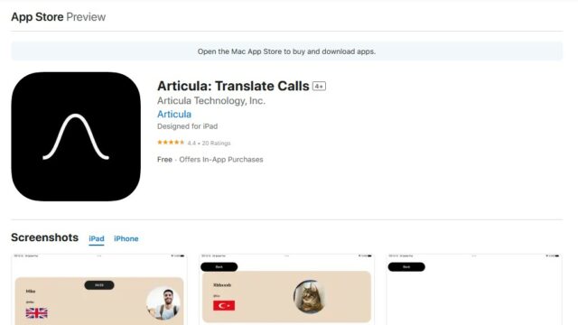 Articula Translate Calls