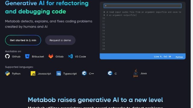 Metabob Generative AI to improve and automate code reviews
