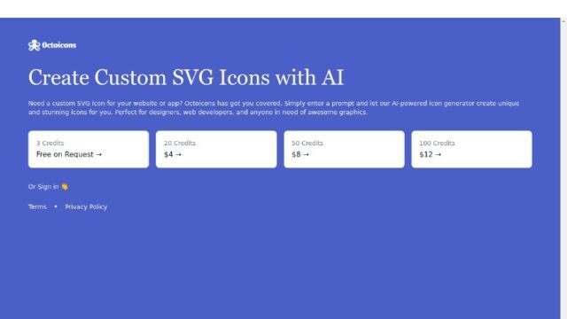 Octoicons - AI Generated SVG Vector Icons
