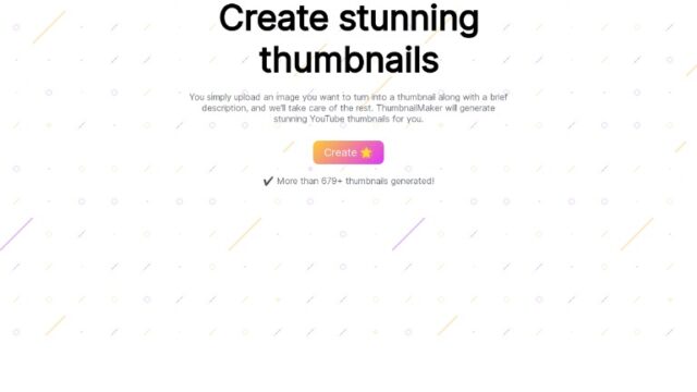 ThumbnailMaker - #1 AI thumbnail maker!