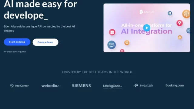 Eden AI _ AI made easy for all Product Builders