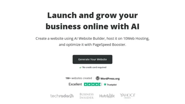Elevate Your Business with 10Web _ Build Your Website with AI