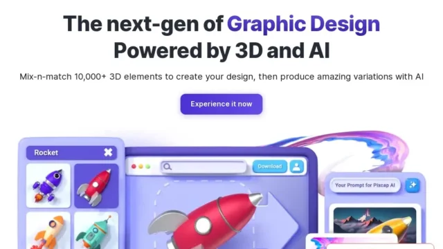 Pixcap - The design tool powered by 3D and AI
