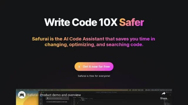 Safurai _ Assistant for Developers - AI Coding Tool