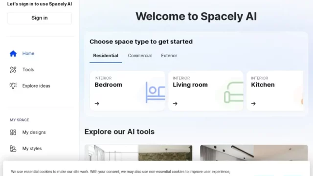Spacely AI _ AI Interior Design Ideas and Inspirations for Bedrooms, Living Rooms, & Kitchens.