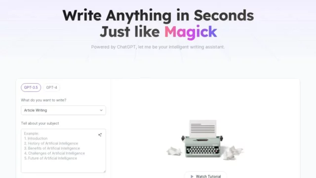 MagickPen - AI Writing Assistant, powered by ChatGPT