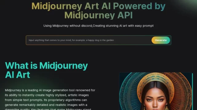 Midjourney Art AI Free Online-Midjourney API